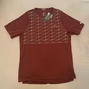 Nike Running Dri-Fit Shirt, Men’s Size Medium (CU7876-624) New With Tags
